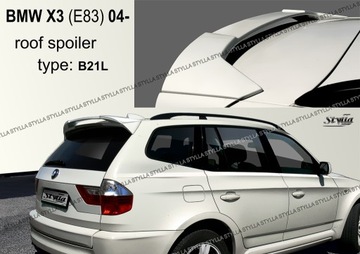 СПОЙЛЕР АНТИКРЫЛО DO BMW X3 (E83) SUV MK1 01/2004--