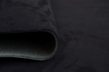 0, 5 mb ткань автомобильная nubuk обшивка потолка черная, фото