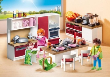 Playmobil 9269 Большая семейная кухня 9269 Аксессуары для дома Мебель для столовой