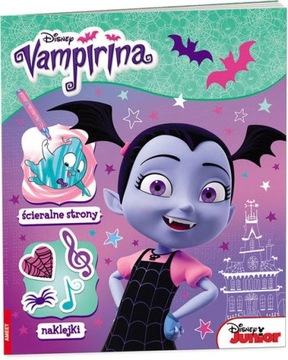 Vampirina. Ścieralne strony i naklejki