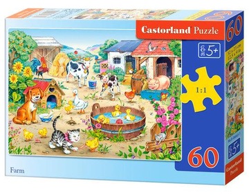 Пазл Castorland Puzzle 60 деталей Ферма i604_KX4805