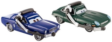 MATTEL CARS Y0506 DHL13 ДВОЙНОЙ ПАКЕТ BRENT MUSTANGBURGER, ДЭВИД ХОББСКАПП