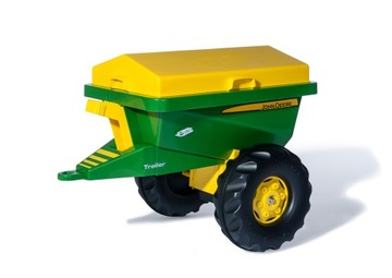 ROLLY TOYS ПРИЦЕП/сеялка-разбрасыватель песка 2 в 1 JOHN DEERE