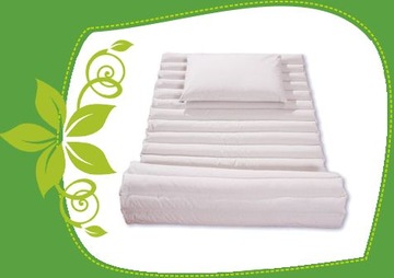 Materac gryczany 200x60 + duża poduszka (atest PZH) PRODUKT POLSKI