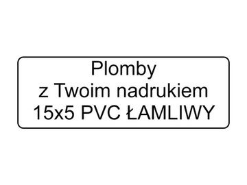 NOWY MATERIAŁ !!! PVC ŁAMLIWY 15x5 1000SZT