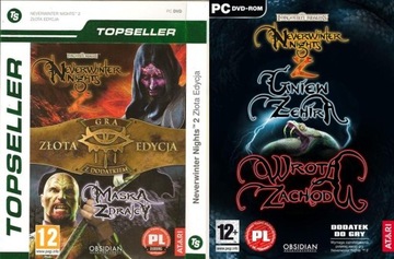 Neverwinter Nights 2 UNIKAT +3 DODATKI PL TOP-PAK