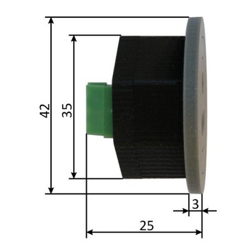 Schodowy czujnik odległości i ruchu optyczny smartLEDs Alfa 8-24VDC 100cm