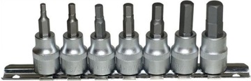 NASADKI CALOWE AMPUL IMBUS 1/8'-3/8' 7szt. OLSZTYN