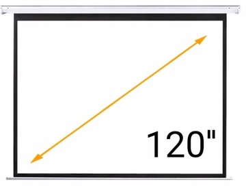 Экран 240х180см, автоматическая проекция 4:3 120''