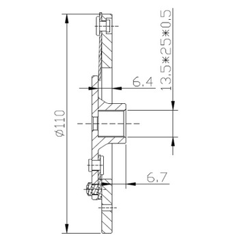 2305004 ДИСК КОНДИЦИОНЕРА CALSONIC RENAULT CLIO