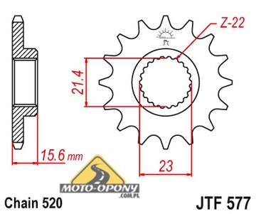 Комплект привода Yamaha XTZ 660 Tenere 91-95 DiD