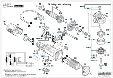 BOSCH оригинальные ШЛИФОВАЛЬНЫЕ ЩЕТКИ GWS 7-125 7-115 E GOP250