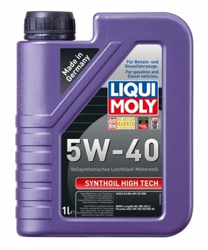 LIQUI MOLY SYNTHOIL HIGH TECH 5W40 1L SM/CF, A3/B3