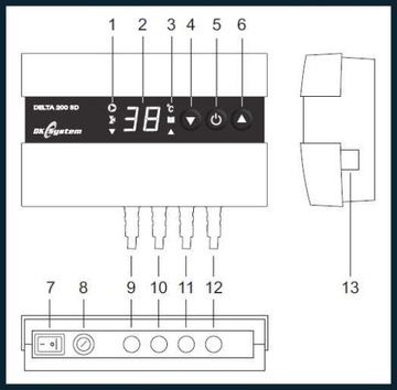 DK SYSTEM DELTA 200 3D контроллер клапана насоса .145