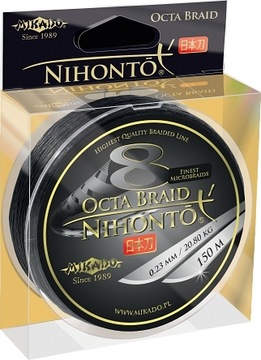 PLECIONKA MIKADO NIHONTO OCTA BRAID 0,20mm 150m BLACK