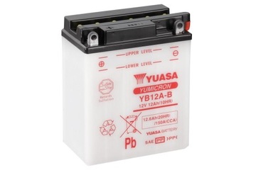 AKUMULATOR MOTOCYKLOWY YUASA YB12A-B 12V 12Ah