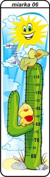 NAKLEJKA naklejki MIARKA miarki WZROSTU do 130cm