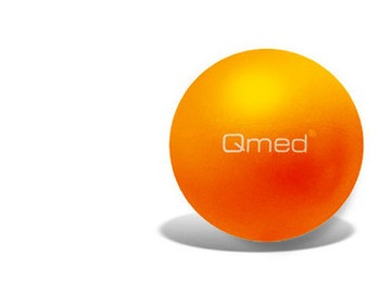 Гимнастический мяч для занятий фитнес-йогой Qmed, 25 см.