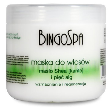 Bingo SPA Maska do włosów masło Shea i pięć alg