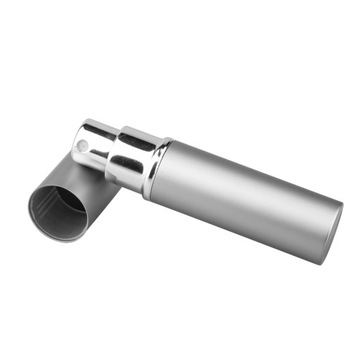 ATOMIZER PODRÓŻNY DO PERFUM FIOLKA NA 10ml SREBRNY BUTELKA NA PERFUMY