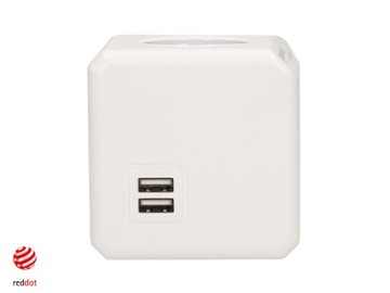 PowerCube Original USB-разветвитель, КРАСНЫЙ