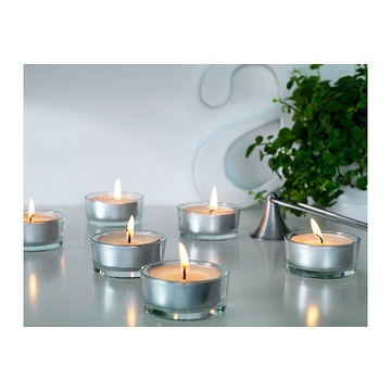 IKEA GLIMMA CANDLES Чайные свечи Чайные свечи 24 шт.