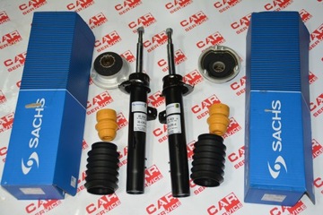 SACHS 2x AMORTYZATORY ODBOJE PODUSZKI BMW E90 E91