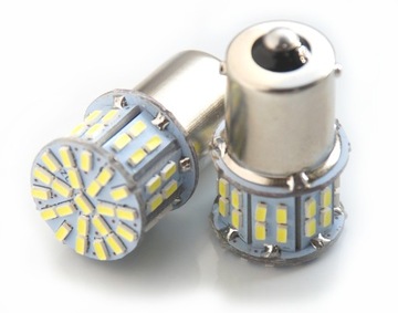 BA15S LED 50 SMD P21W R5W R10W zimna 12V