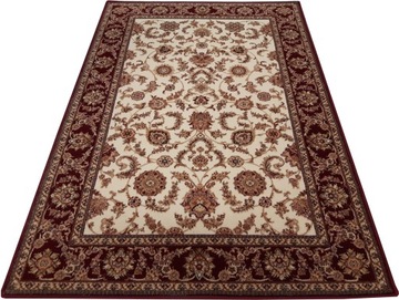 Dywan wełniany ISFAHAN 100x180 ANAFI bursztyn bordo klasyczny 100% wełna