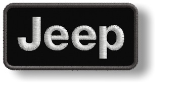 Jeep Naszywka naprasowanka Haftowana