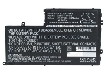 Аккумулятор MITSU для Dell Inspiron 14 3800 мАч 11,1 В BC/DE-5445
