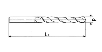 Сверло по металлу кобальту 1,9 x 46 мм HSS-Co