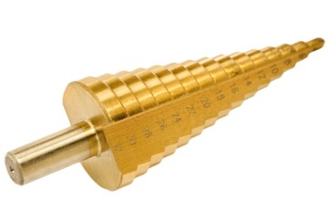 WIERTŁO STOŻKOWE STOPNIOWE HSS + TYTAN 4-39mm
