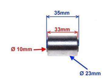 ВТУЛКА ПОДВЕСКИ ДВИГАТЕЛЯ 23/10/35 ДЛЯ СКУТЕРА