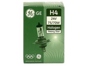 ŻARÓWKA GE H4 HEAVY STAR 24V LONG LIFE HEAVY DUTY