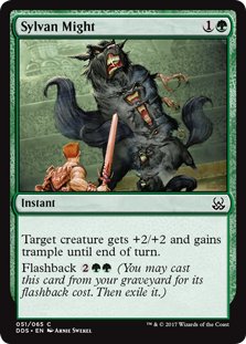 MTG 4x Sylvan Might