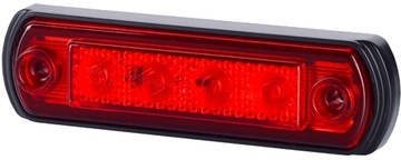 Lampa obrysowa LED obrysówka diodowa czerwona MAN