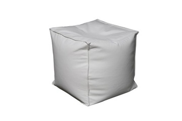 Pufa Sakwa Kwadrat 50x50x50 cm Biała Różne Kolory