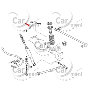 LAND CRUISER PRADO 120 Втулка поперечного рычага 48710-35050