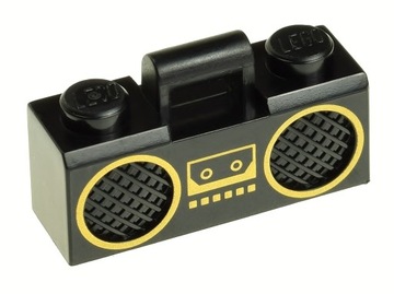 LEGO Radio magnetofon 93221pb01 czarny