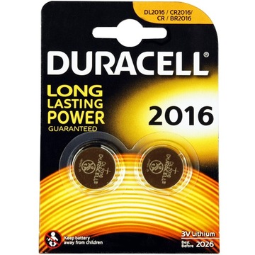 СПЕЦИАЛИЗИРОВАННАЯ БАТАРЕЯ 2016 3В DURACELL 2ШТ.