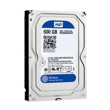 Жесткий диск Western Digital WD Blue WD5000AAKX 500 ГБ SATA 3,5 дюйма