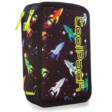 Potrójny piórnik Coolpack Jumper ROCKETS A67207