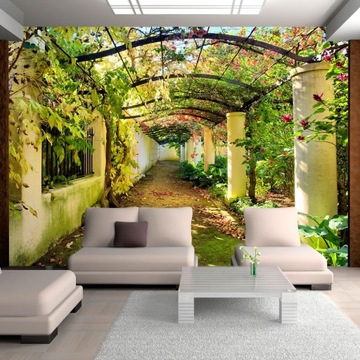 Fototapeta - Pergola uliczka wiejska 350X245cm