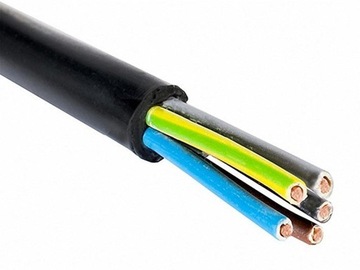 KABEL PRZEWÓD ZIEMNY ENERGETYCZNY YKY 5x10mm 0,6/1kV 1m