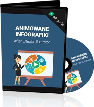 KURS ANIMOWANE INFOGRAFIKI AFTER ILLUSTRATOR - DVD