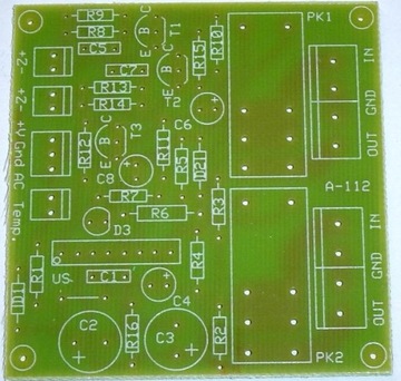 A-112pcb. Układ zabezpieczenia głośników z uPC1237