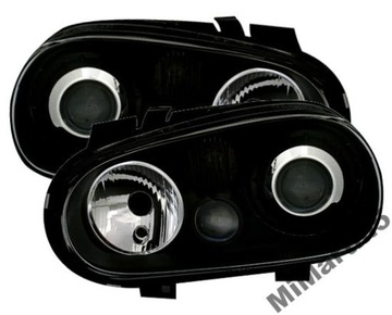 LAMPY PRZEDNIE VW GOLF IV 98-03 R32 -LOOK CZARNE