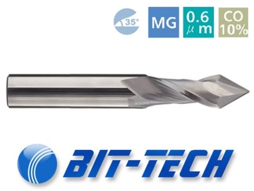 Frez VHM fazujący wiercący 60 stopni 4mm CNC