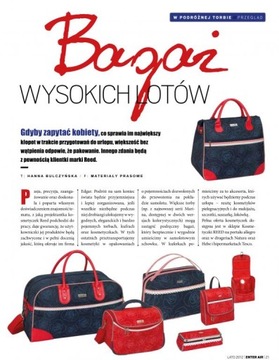 TORBA KOSMETYCZKA REED 7566 MARINA RED Nowość !!!